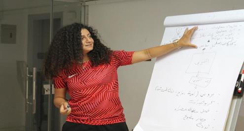 ليست للرجال فقط (2).." راما جويلي".. محامية تحمل راية الدفاع عن كرة القدم النسائية